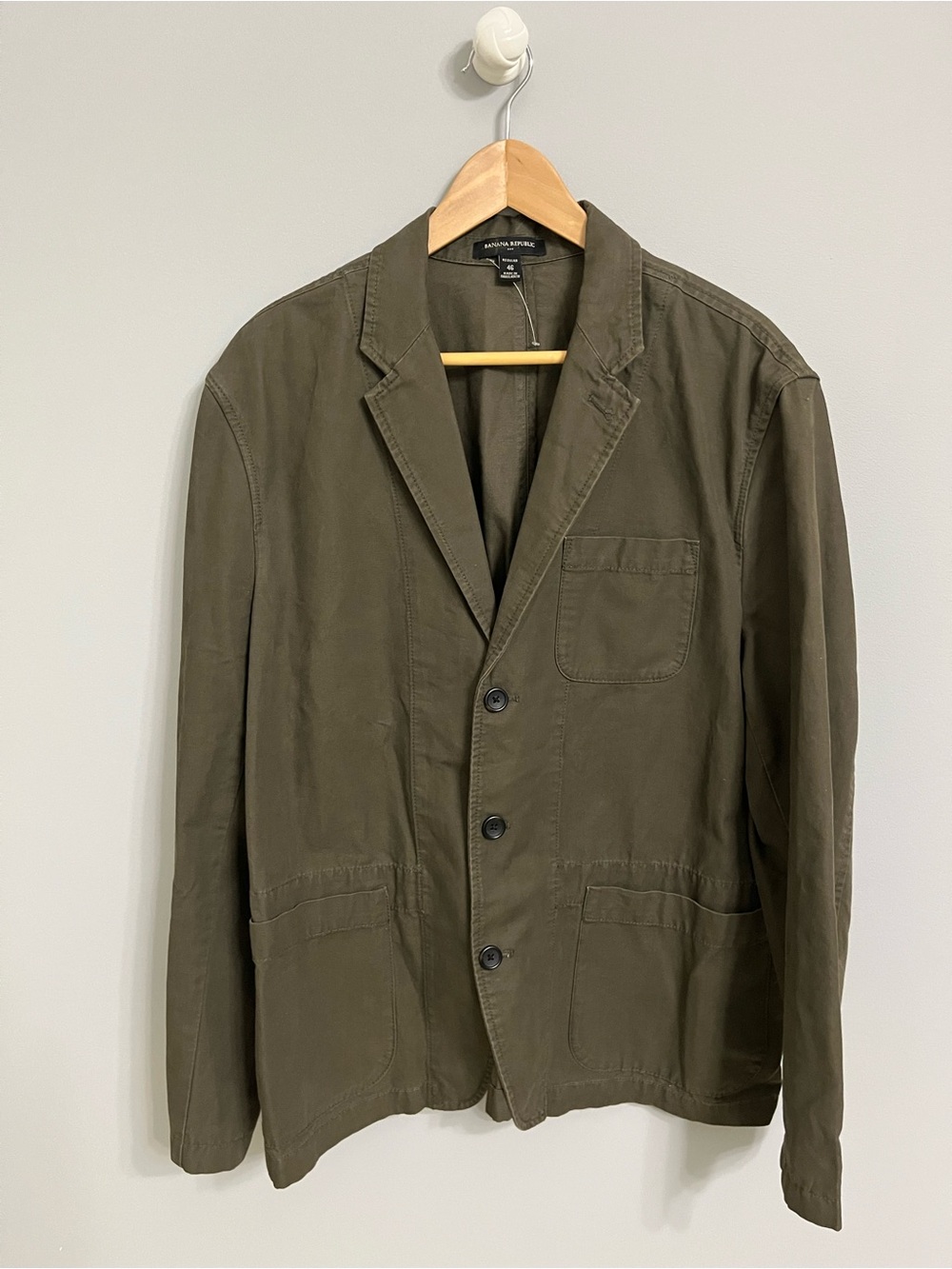 Banana Republic Factory Men's Army Green Blazer Size 46R